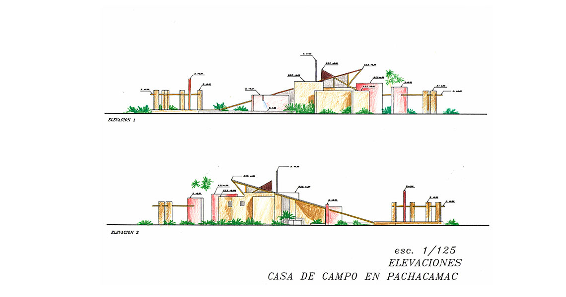 Architecture Houses, E House in Pachacamac