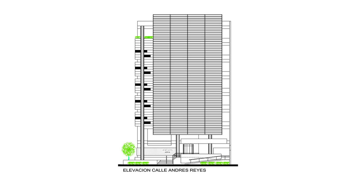 Architecture commercial, Building Apart Hotel