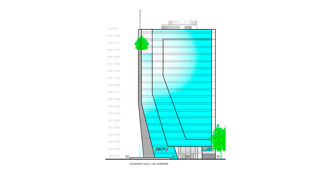 Architecture Commercial, Building Los Geranios