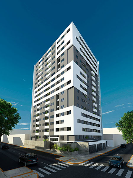 Architecture Multifamily Dwelling, Zela High Rise Building