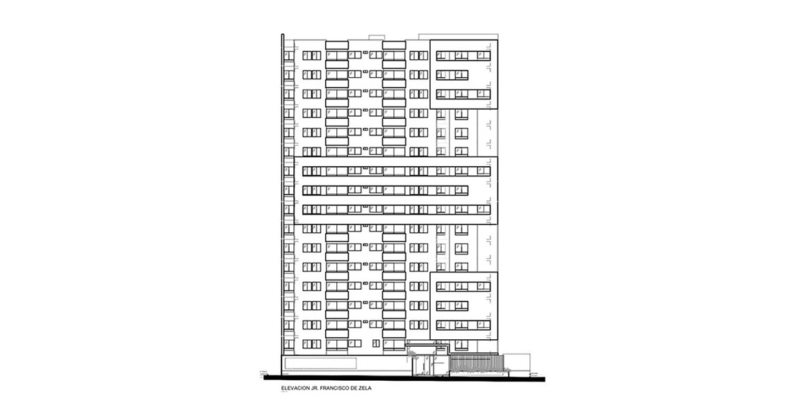 Architecture Multifamily Dwelling, Zela High Rise Building