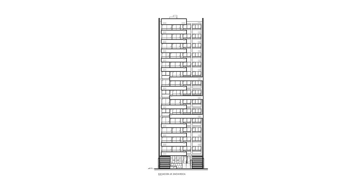 Architecture Multifamily Dwelling, Building Vista Castilla