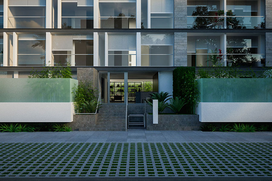 Architecture Multifamily Dwelling, Building Angamos 1209