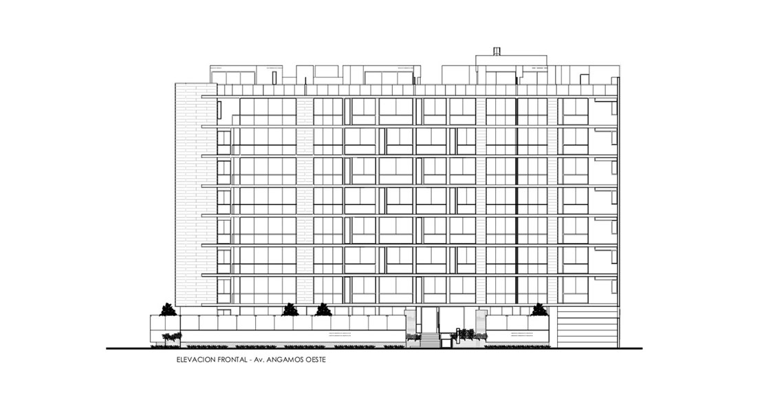 Architecture Multifamily Dwelling, Building Angamos 1209