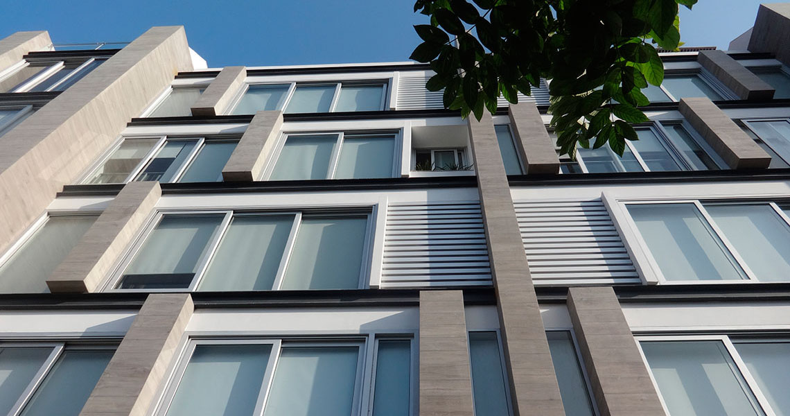 Architecture Multifamily Dwelling, Building Roaud y Paz Soldan