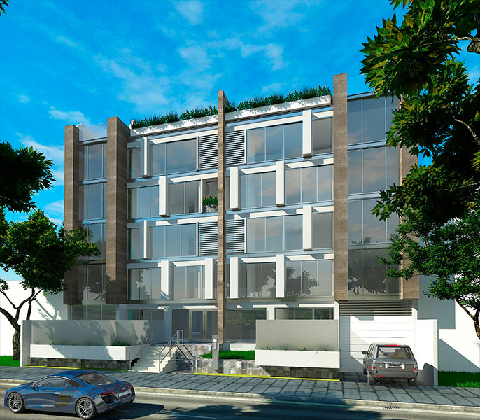 Architecture Multifamily Dwelling, Building Roaud y Paz Soldan
