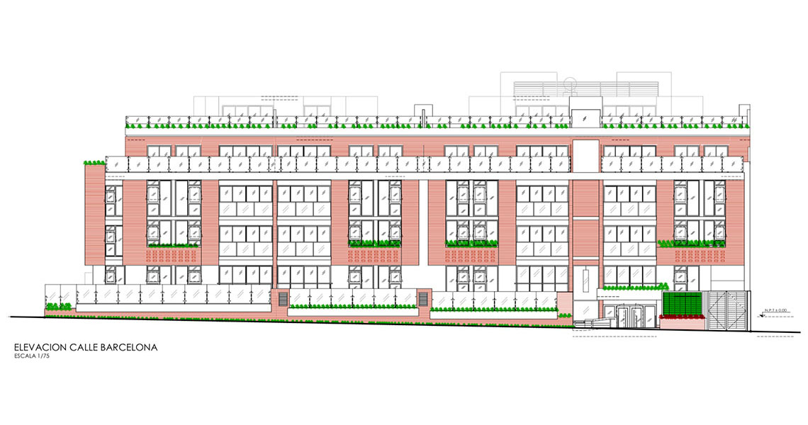 Architecture Multifamily Dwelling, Building Barcelona