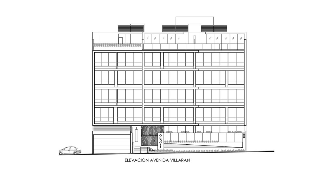 Architecture Multifamily Dwelling, Building Villaran