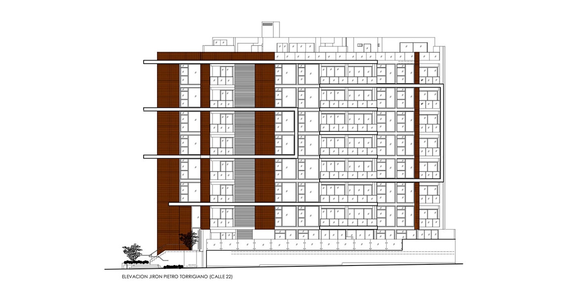 Architecture Multifamily Dwelling, Building Galvez Barrenechea