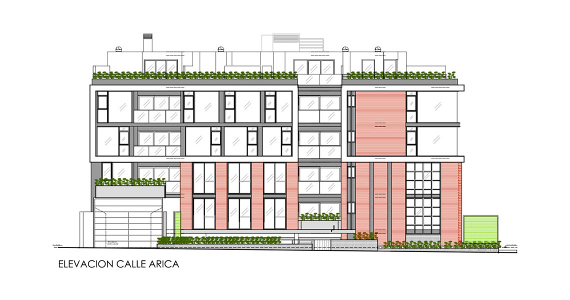 Architecture Multifamily Dwelling, Building Dammert Park